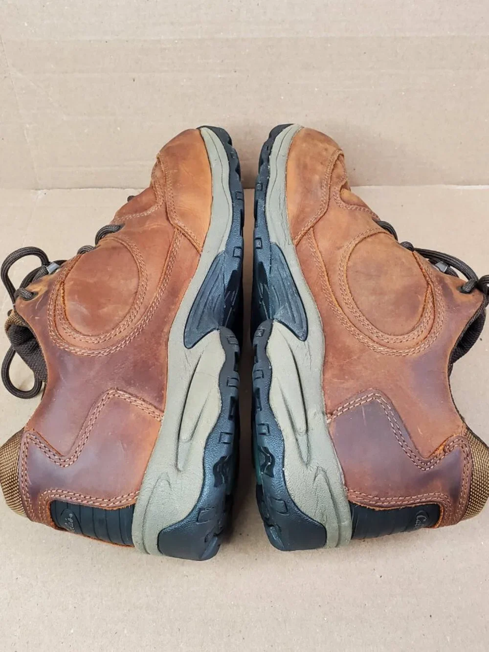Cabela's Men's Size 13D X4 Dry-Plus Brown Leather Lace Up Hiking Camping Shoes